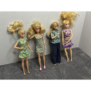 Lot Of 4 Barbies Mixed Different Years